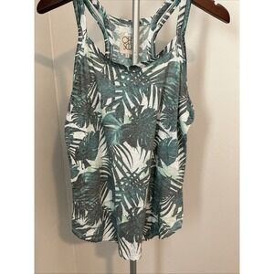 Chaser Women Green Tank Top L NWOT